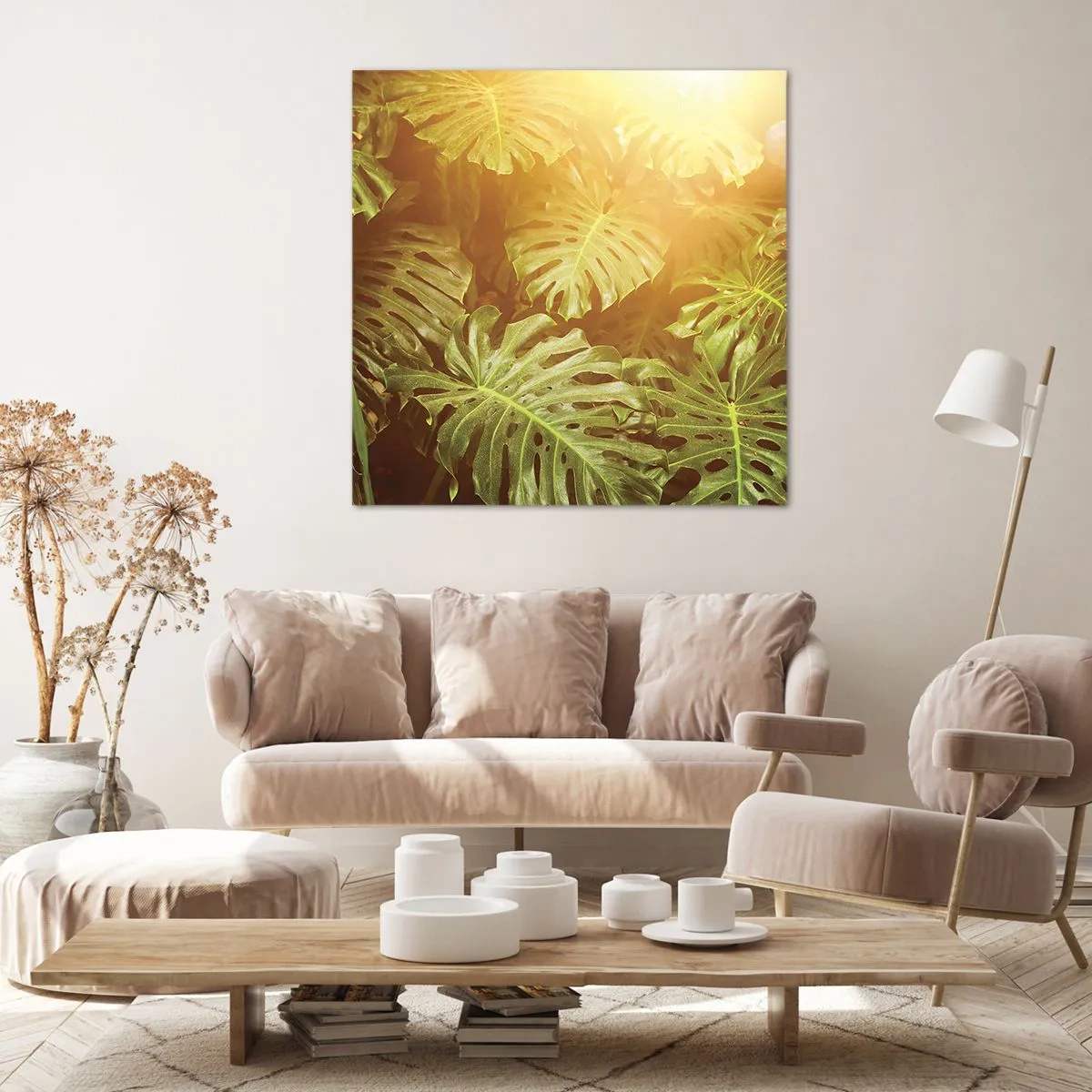 Quadro em tela - Um mergulho na vegetação - 30x30 cm