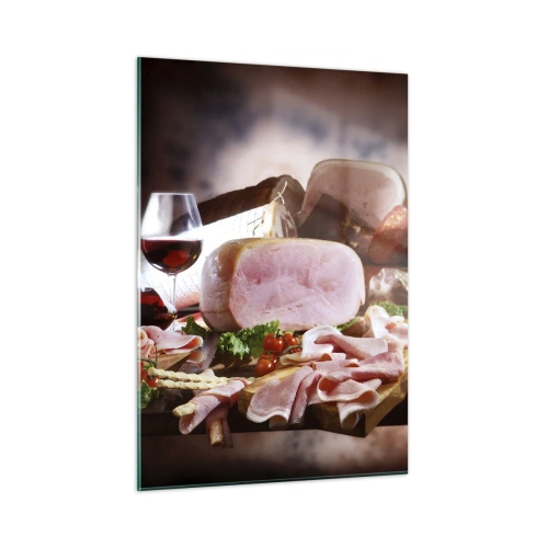 Quadro em vidro - Um sonho culinário com uma jarra - 50x70 cm