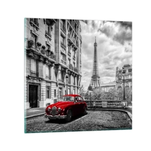 Quadro em vidro - Predador na cidade - 30x30 cm