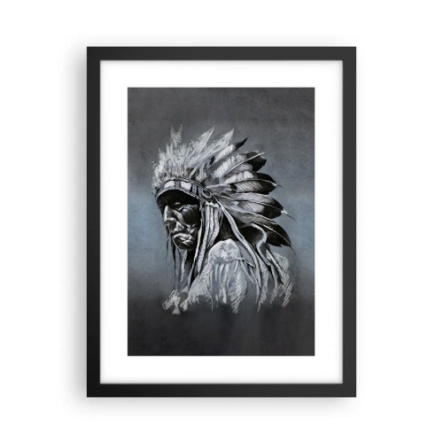 Pôster com moldura preta - De volta às raízes - 30x40 cm