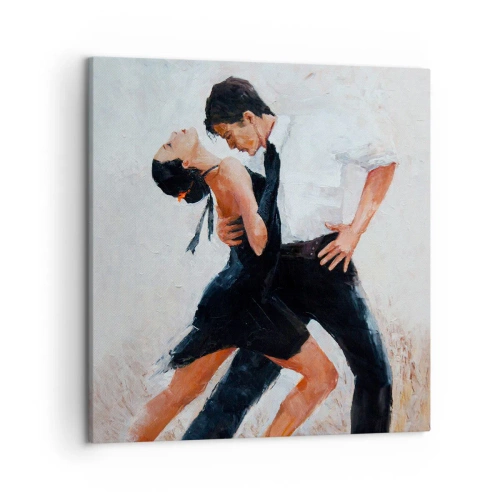 Quadro em tela - O tango dos meus sonhos - 50x50 cm