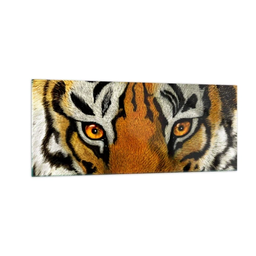 Quadro em vidro - Perigoso e bonito - 100x40 cm