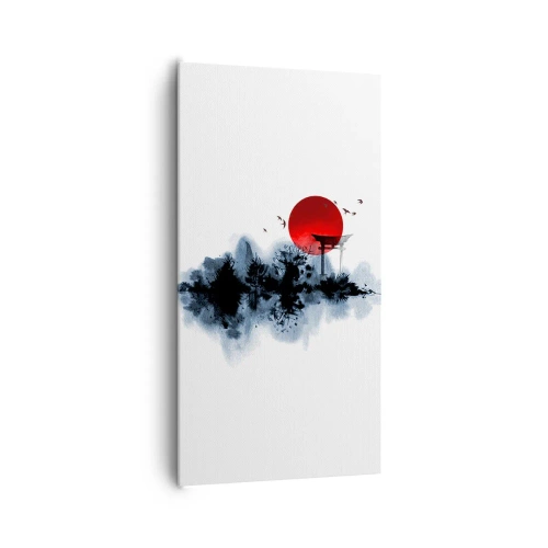 Quadro em tela - Vista japonesa - 65x120 cm