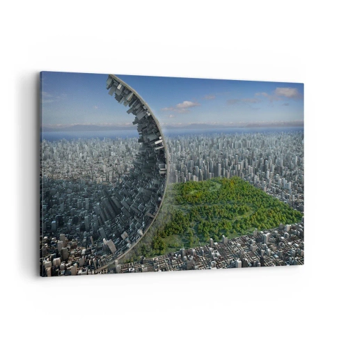 Quadro em tela - A natureza é eterna - 120x80 cm