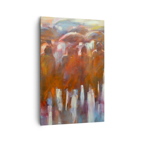 Quadro em tela - Iguais na chuva e no nevoeiro - 80x120 cm