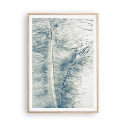 Pôster com moldura de carvalho claro - O sussurro da natureza - 70x100 cm