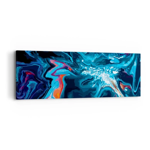 Quadro em tela - Viagem ao centro do céu - 90x30 cm