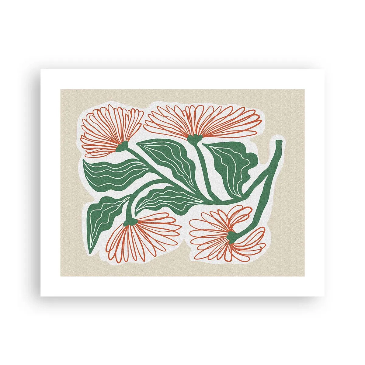 Pôster - Folclórico e moderno - 50x40 cm