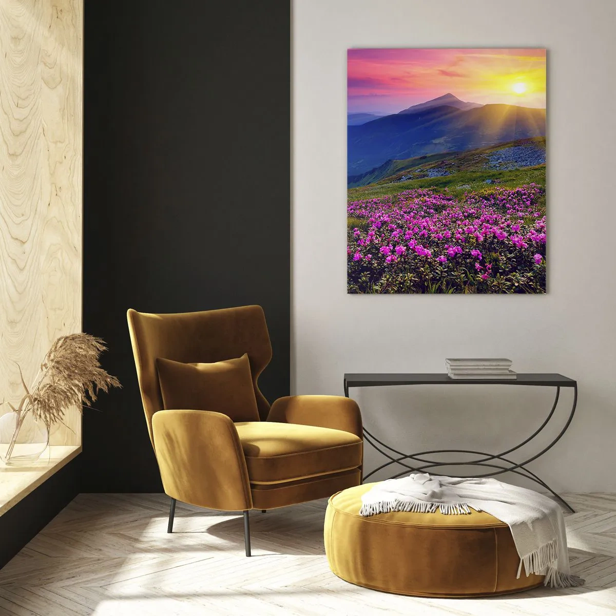 Quadro em vidro - …Cheiro de pinheiros e ervas da montanha - 50x70 cm