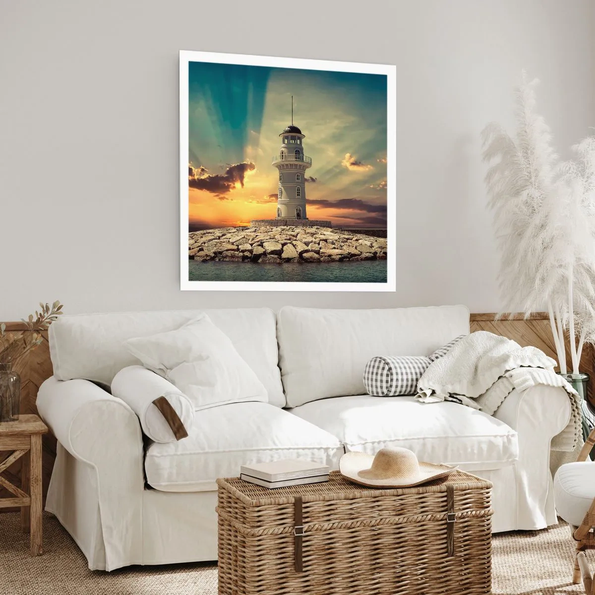 Pôster - Luz - Bondade - Beleza - 30x30 cm