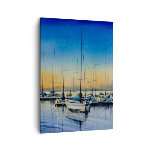 Quadro em tela - Fim de um bom dia - 50x70 cm