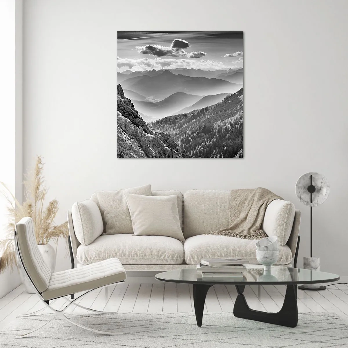 Quadro em vidro - Até ao horizonte - 60x60 cm