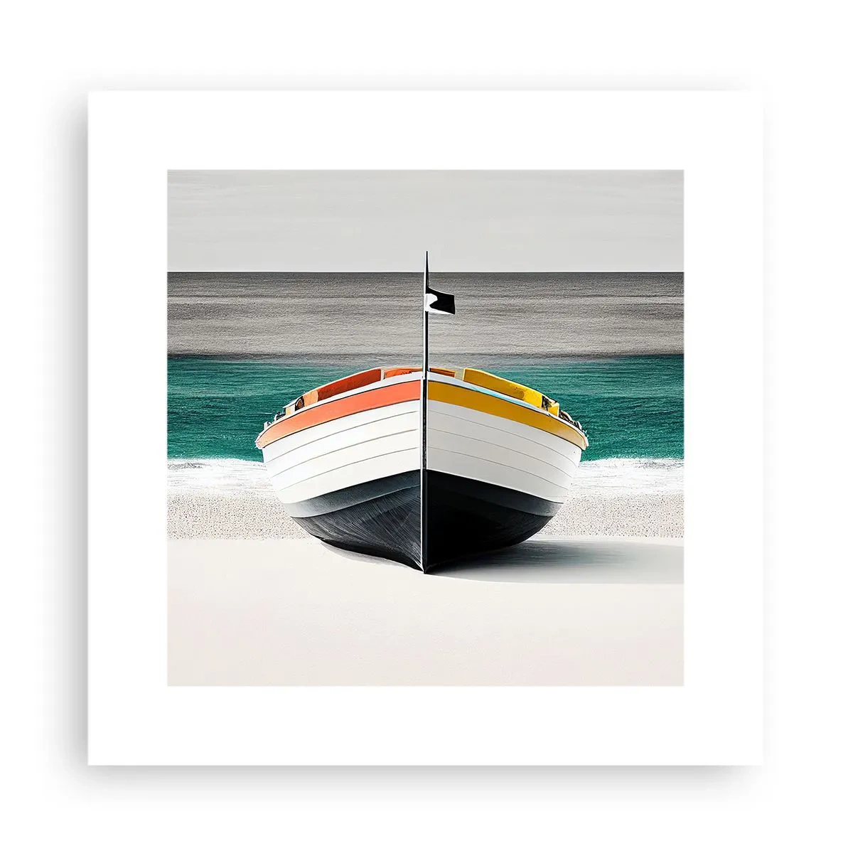 Pôster - No seu lugar - 30x30 cm