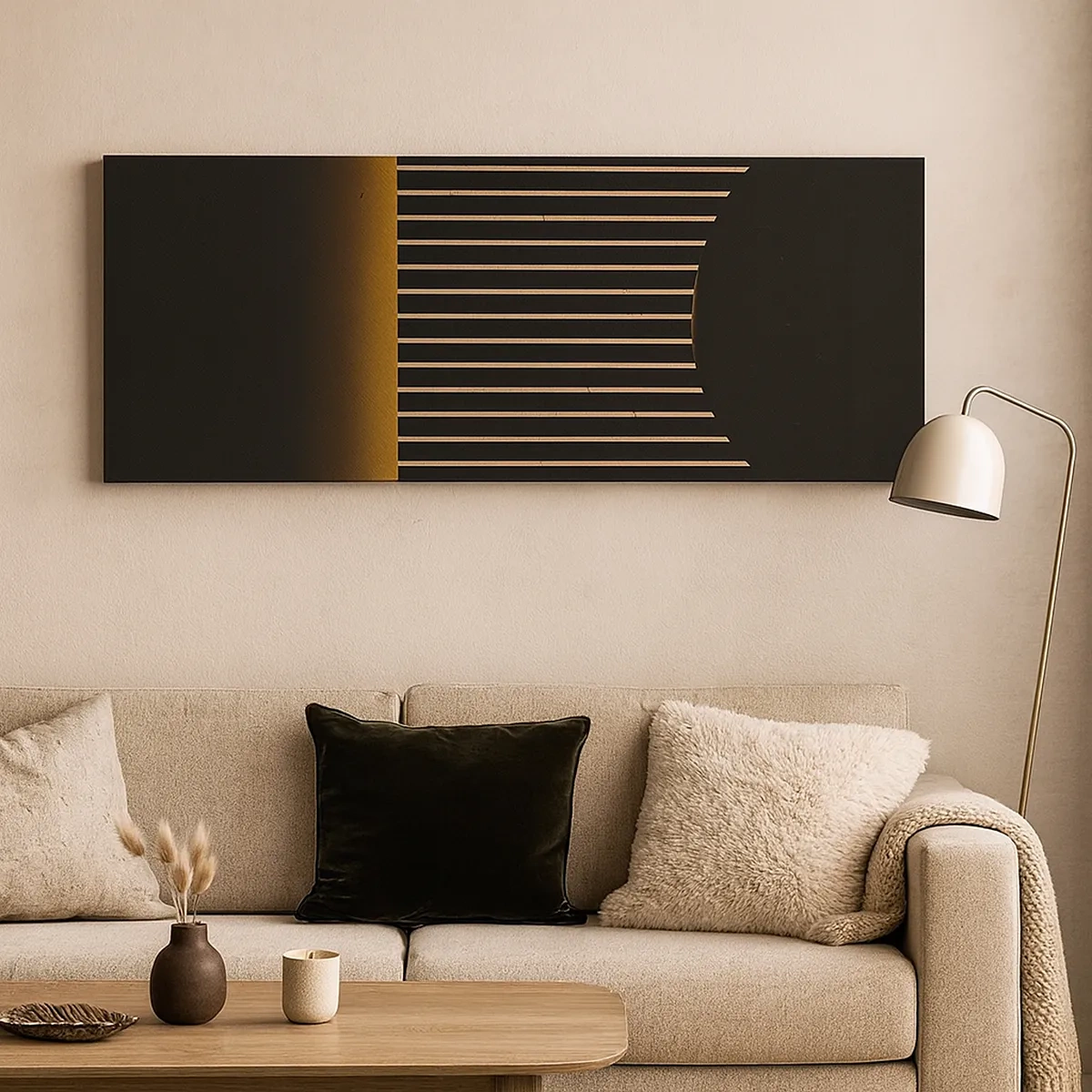 Quadro em tela - Explorar a escuridão - 30x30 cm