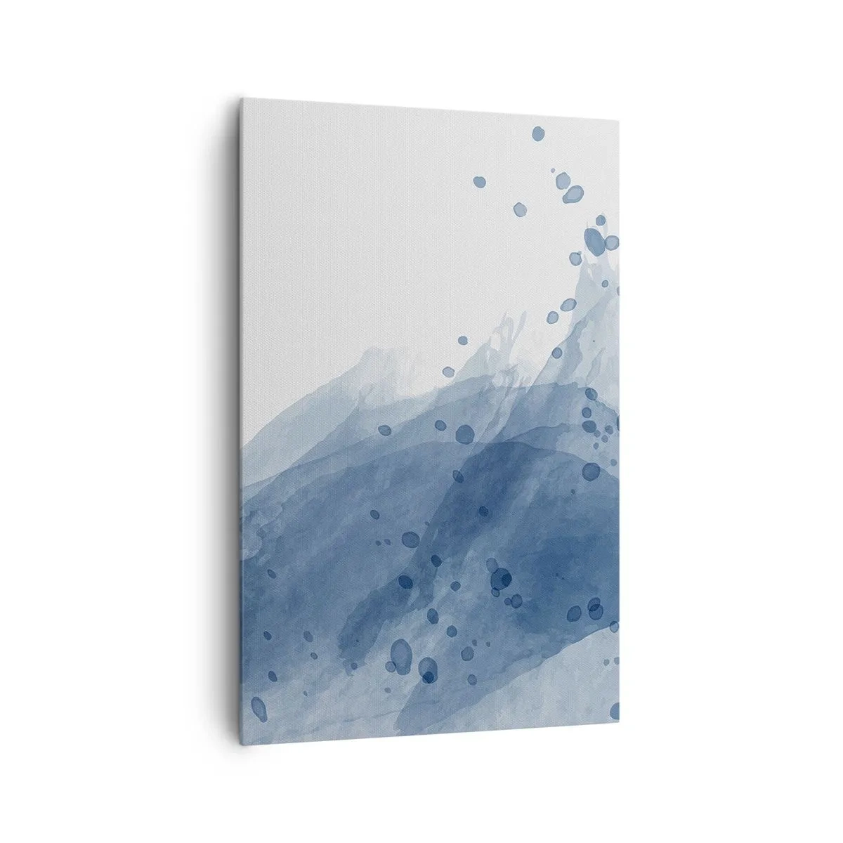 Quadro em tela - Tule azul - 80x120 cm