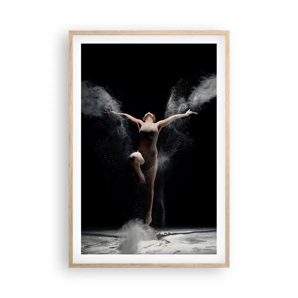 Pôster com moldura de carvalho claro - Os elfos existem - 61x91 cm