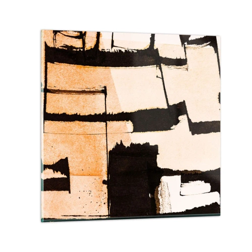 Quadro em vidro - No entanto, a ordem - 70x70 cm