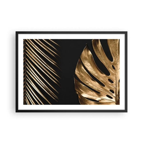 Pôster com moldura preta - Diferentes e igualmente caros - 70x50 cm