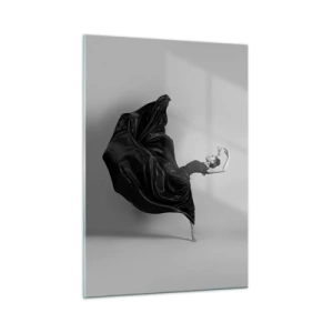 Quadro em vidro - Com as asas da música - 50x70 cm
