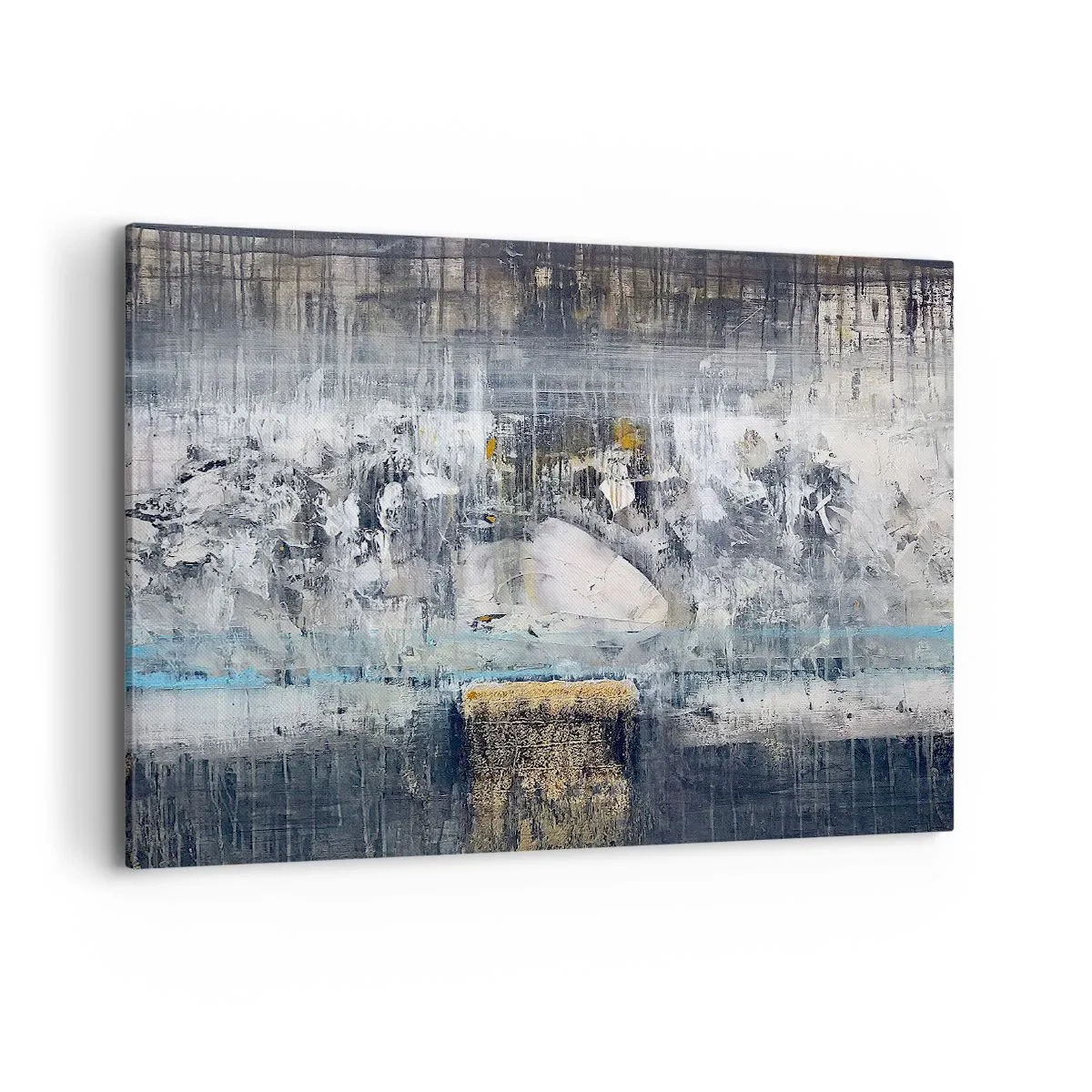 Quadro em tela - Pelo gelo ou pelo torrão de terra - 100x70 cm