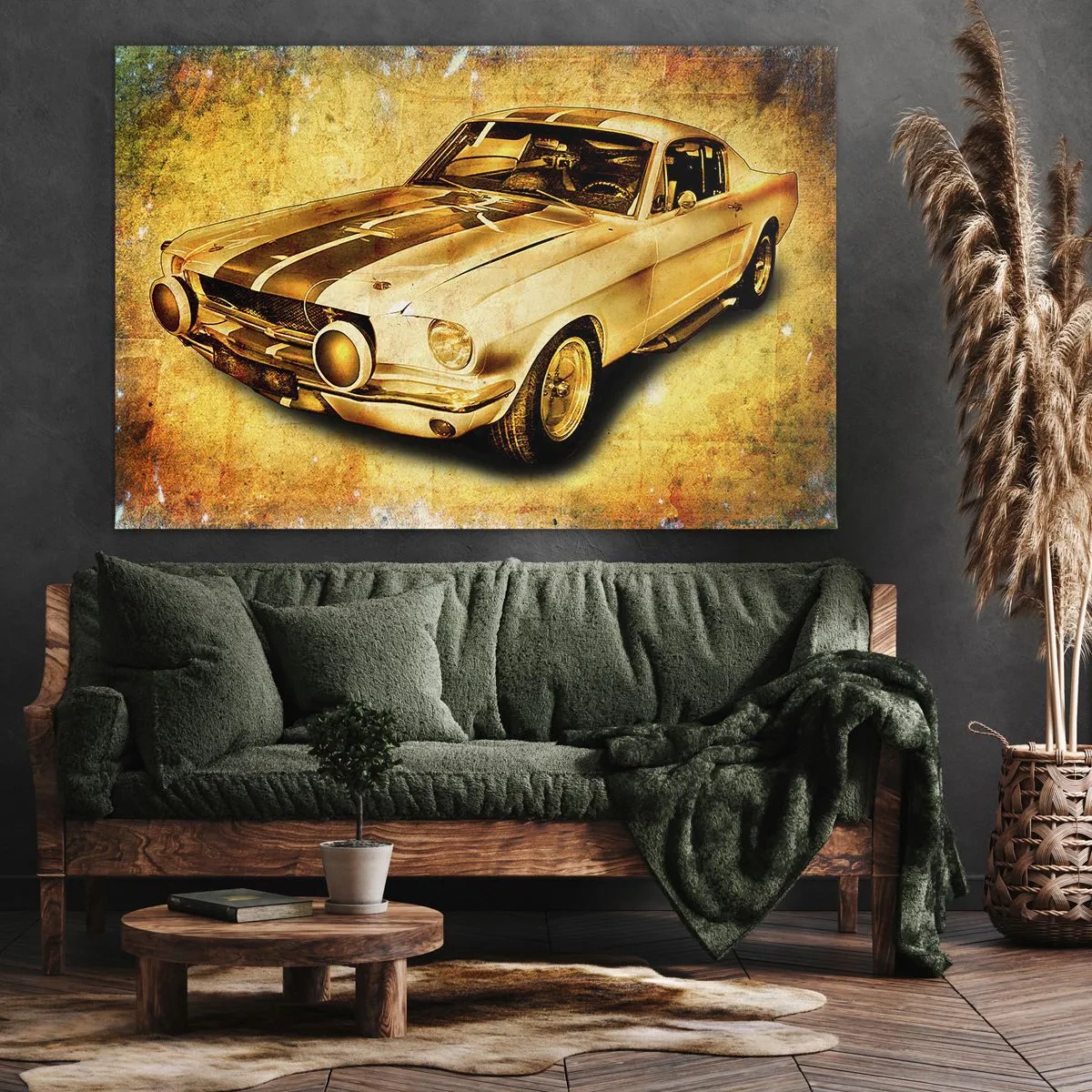 Quadro em tela - Loucos anos 70 - 100x70 cm
