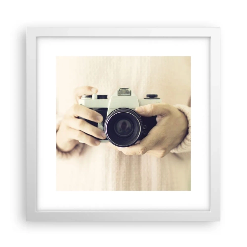 Pôster em moldura branca - Para ver mais... - 30x30 cm