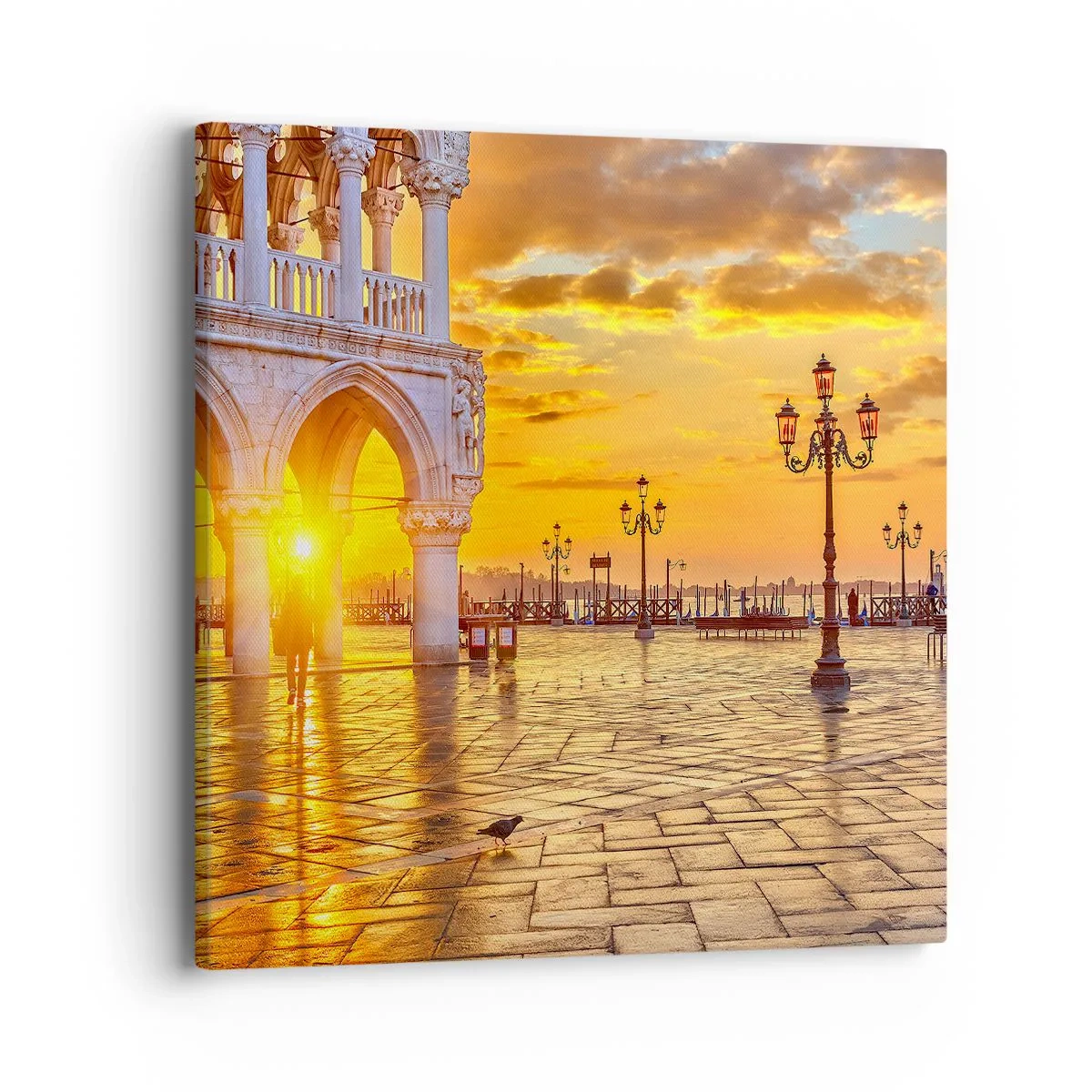 Quadro em tela - Onde está todo mundo? - 40x40 cm