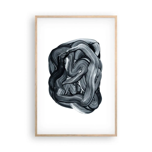 Pôster com moldura de carvalho claro - Não é assim tão simples - 61x91 cm