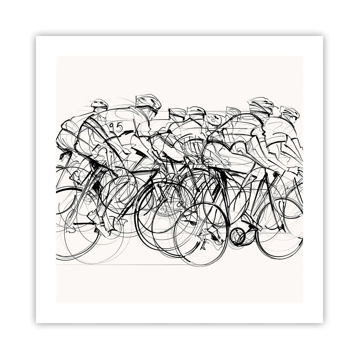 Pôster - Juntos como uma equipa - 50x50 cm