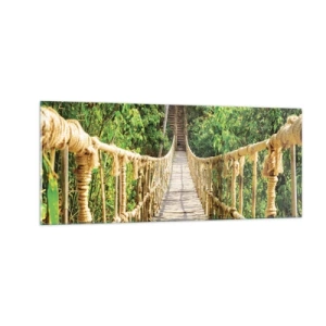 Quadro em vidro - Suspenso na vegetação - 100x40 cm
