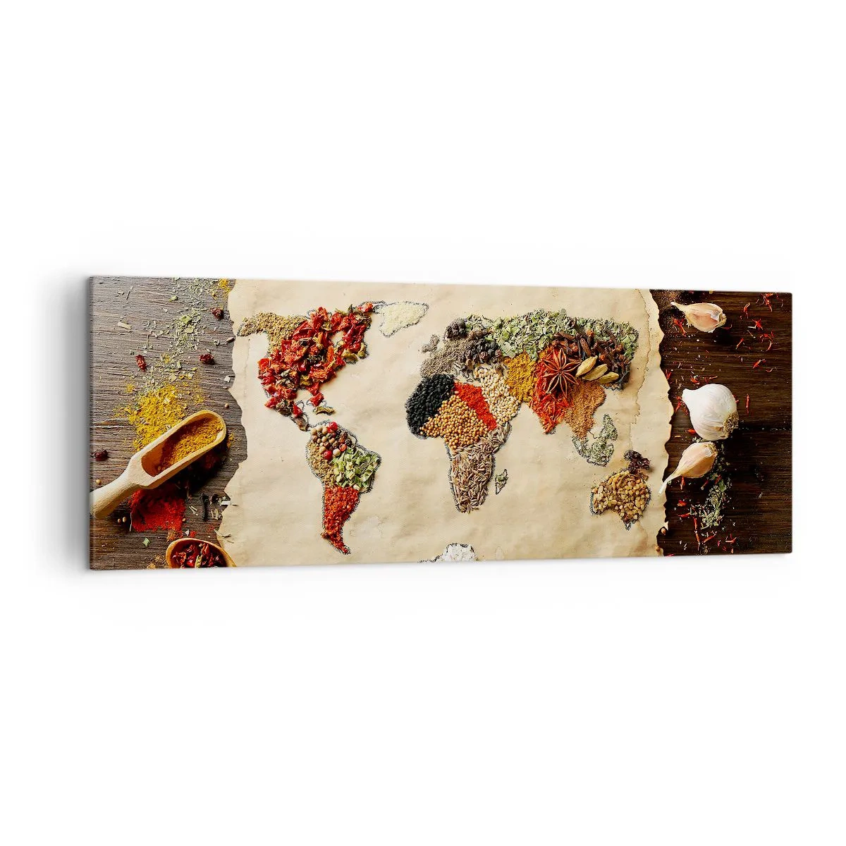 Quadro em tela - Todos os gostos do mundo - 140x50 cm