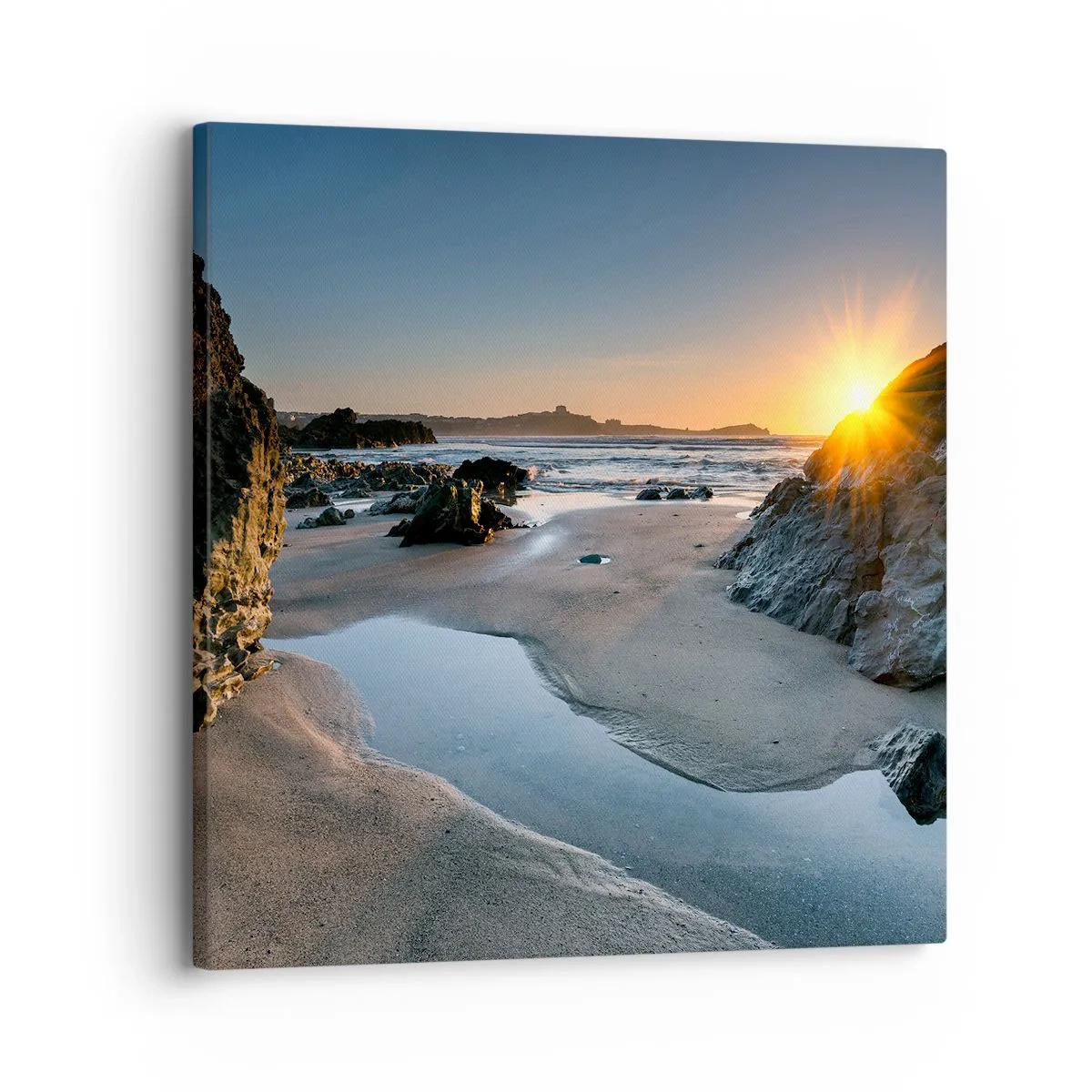 Quadro em tela - Intocado pela mão humana - 30x30 cm