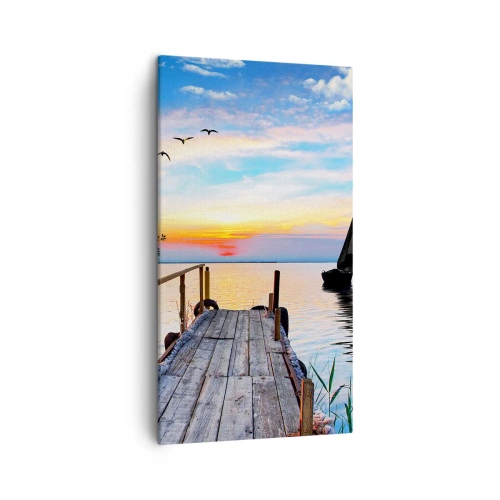 Quadro em tela - Boa noite - 45x80 cm