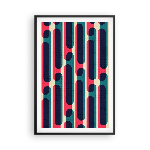 Pôster com moldura preta - Avançado e profundo - 61x91 cm