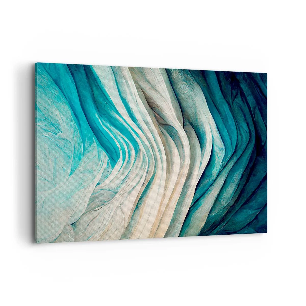 Quadro em tela - Insaciabilidade azul - 100x70 cm