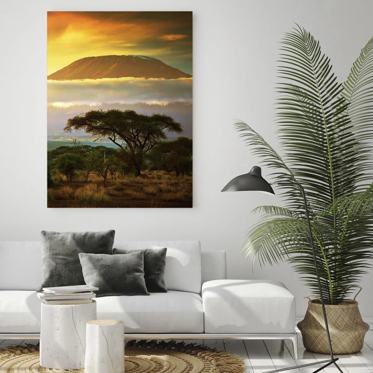 Quadro em vidro - O sonho do viajante - 50x70 cm