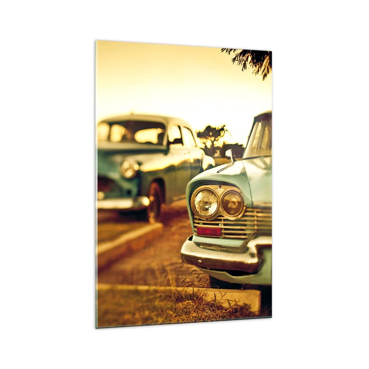 Quadro em vidro - Vamos esperar para ver - 70x100 cm