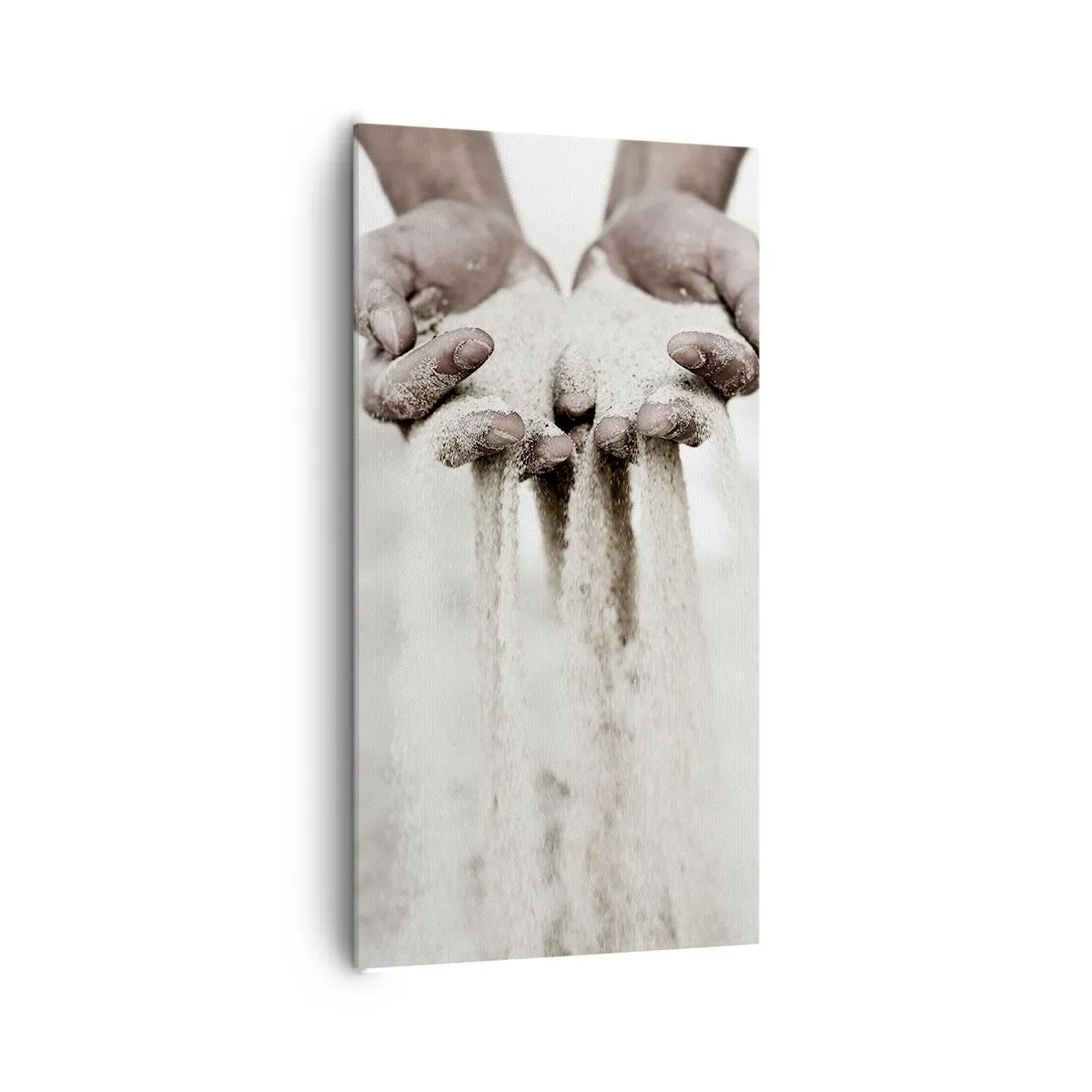 Quadro em tela - Com estas mãos… - 65x120 cm