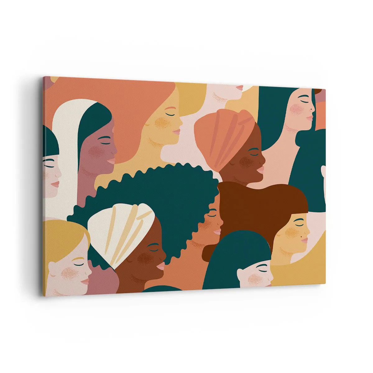 Quadro em tela - Apenas feminilidade - 120x80 cm