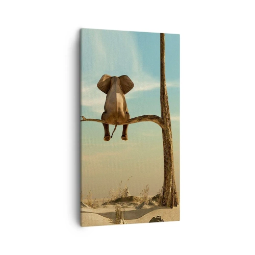 Quadro em tela - Um novo ponto de vista - 45x80 cm