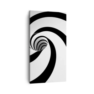 Quadro em tela - Deixar levar-se pelo vórtice - 45x80 cm