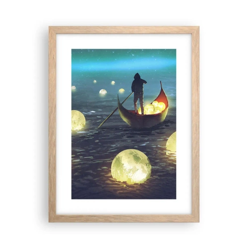 Pôster com moldura de carvalho claro - Coisas com as quais os filósofos nunca sonharam - 30x40 cm