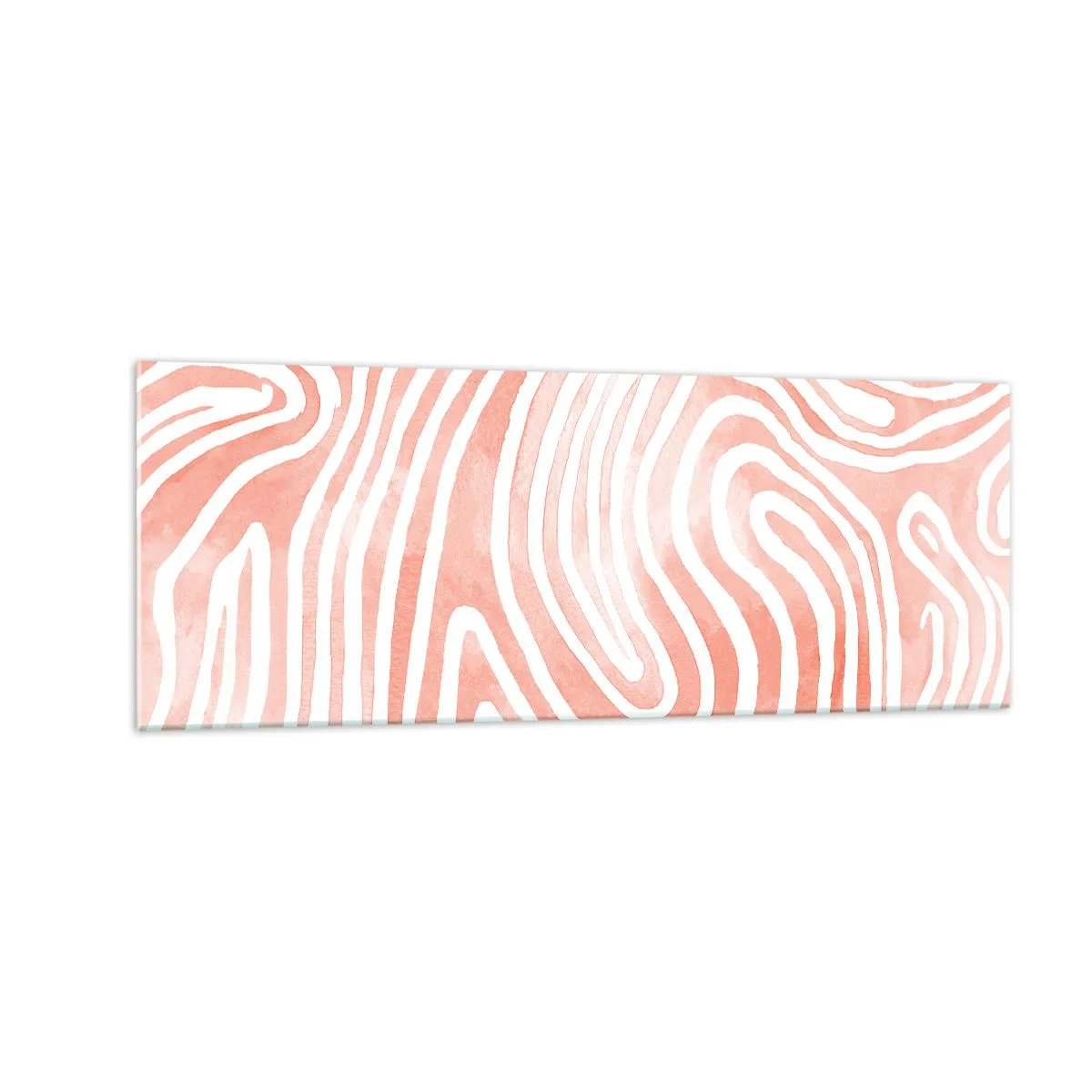 Quadro em vidro - No labirinto de corais - 140x50 cm