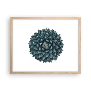 Pôster com moldura de carvalho claro - Estrela do Deserto - 50x40 cm