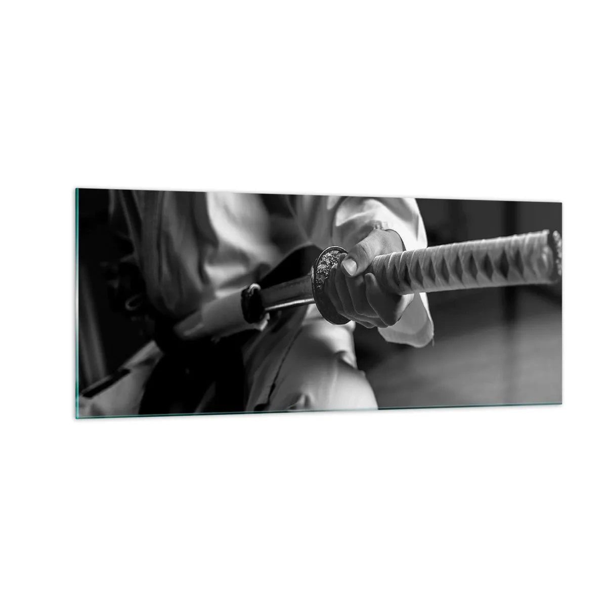 Quadro em vidro - Alma guerreira - 100x40 cm