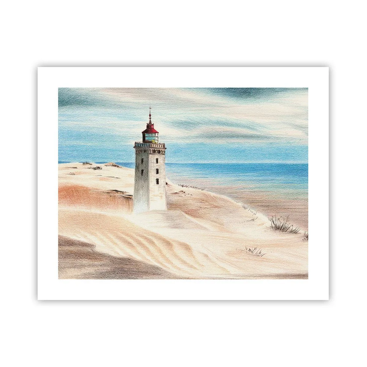 Pôster - Sempre a olhar para o mar - 50x40 cm