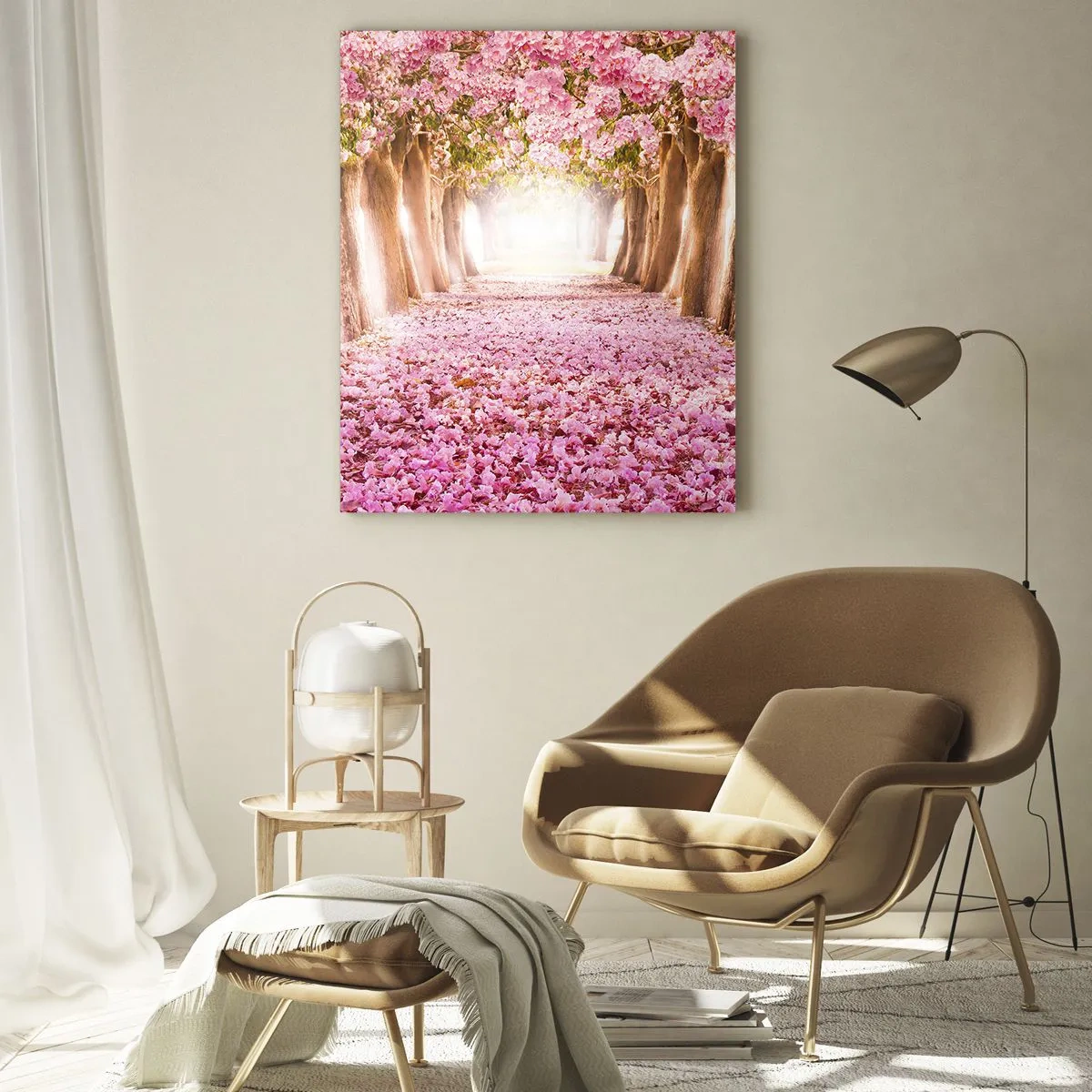 Quadro em vidro - O Caminho para o Paraíso - 50x70 cm