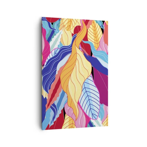 Quadro em tela - Bagunça colorida - 80x120 cm