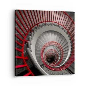 Quadro em tela - Diversão de arquitetura - 30x30 cm