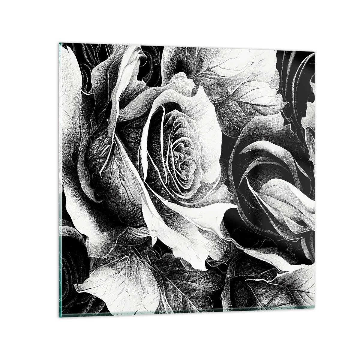 Quadro em vidro - Sempre uma rainha - 60x60 cm